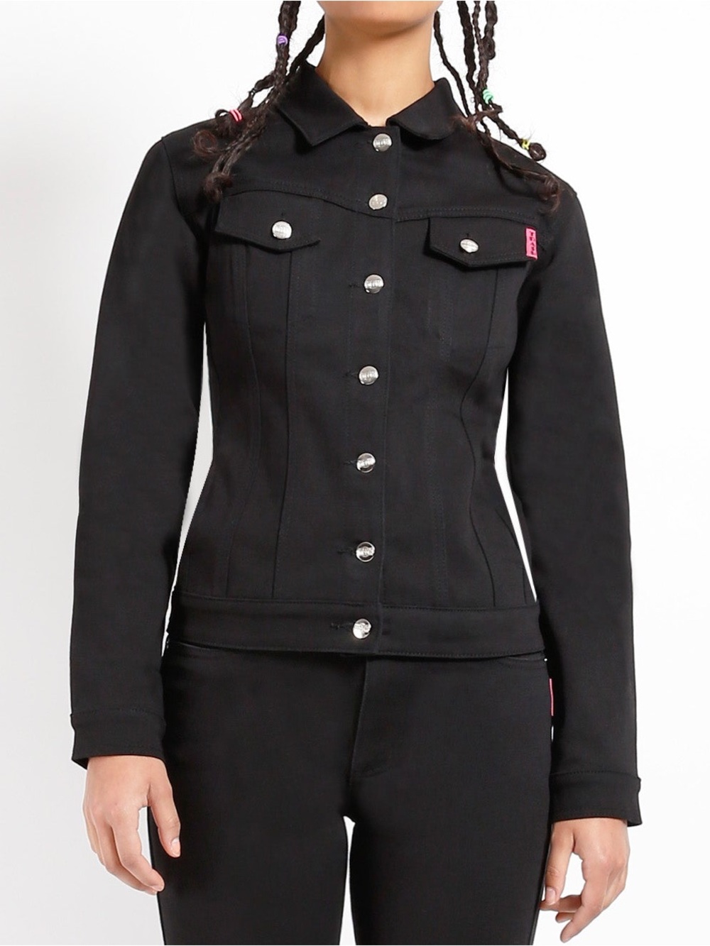 Trash & Vaudeville Tripp NYC - Dream Jean Jacket - Black - Women’s Large